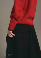 Pull-Over Grosse Maille Col V