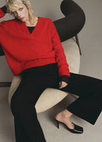Pull-Over Grosse Maille Col V