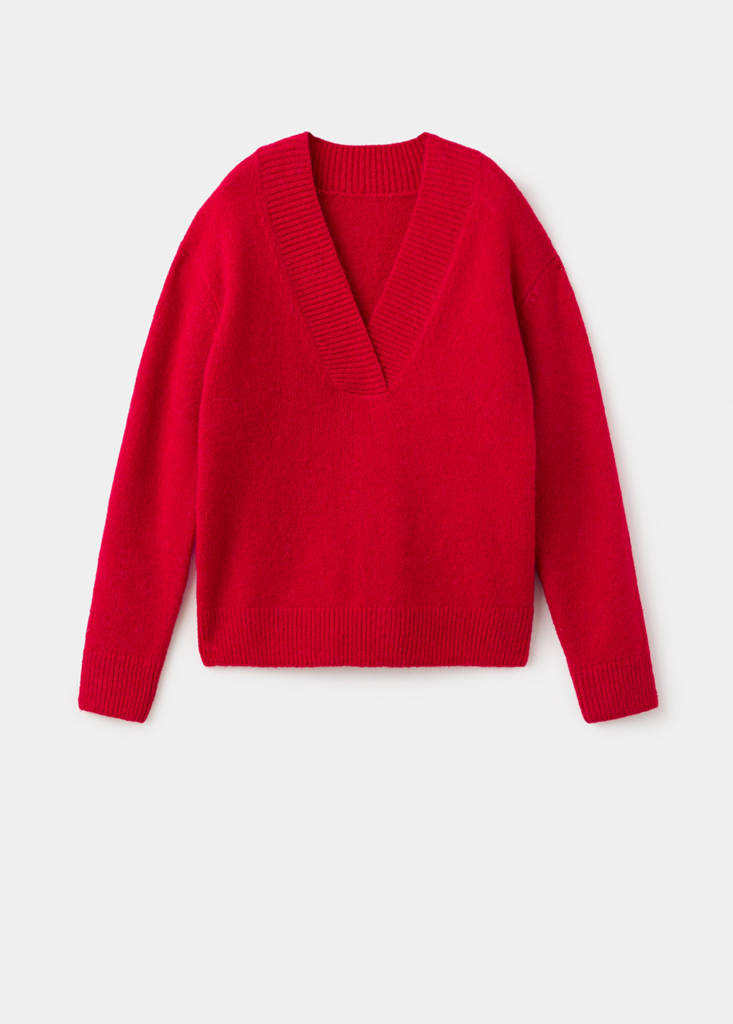 Pull-Over Grosse Maille Col V
