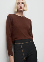 Pull-Over Maille Clouté