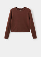 Pull-Over Maille Clouté