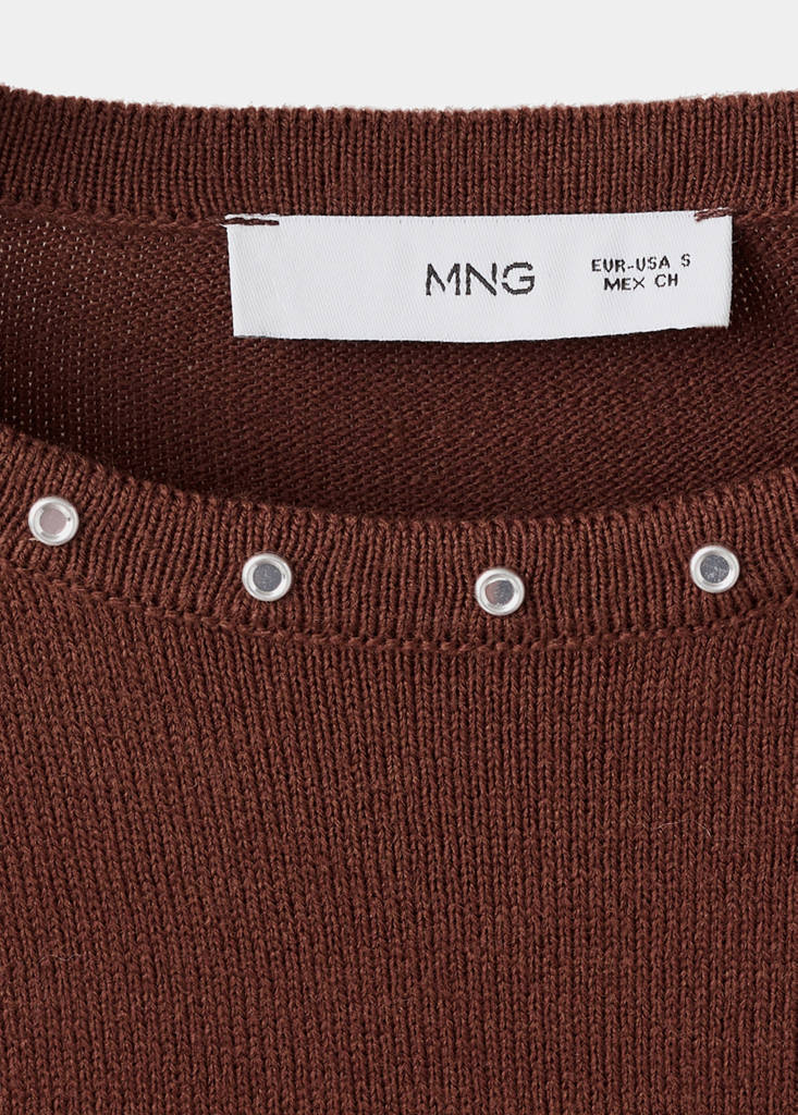 Pull-Over Maille Clouté
