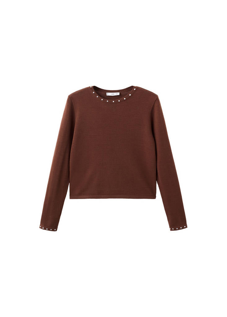 Pull-Over Maille Clouté