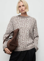 Pull-Over En Imprimé Animal
