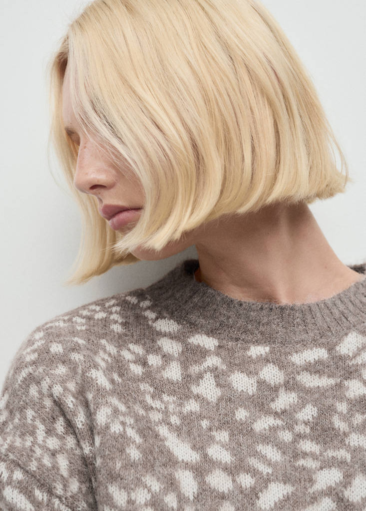 Pull-Over En Imprimé Animal