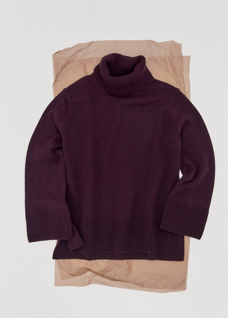 Pull Col Roulé Avec Ouvertures