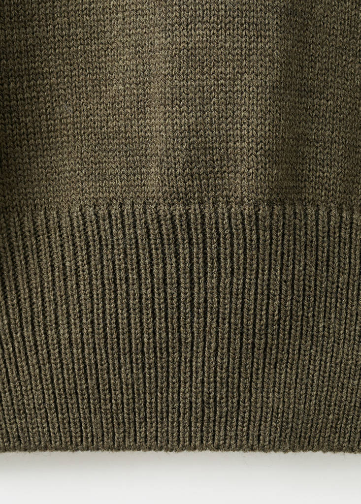 Pull Col Cheminée À Boutons