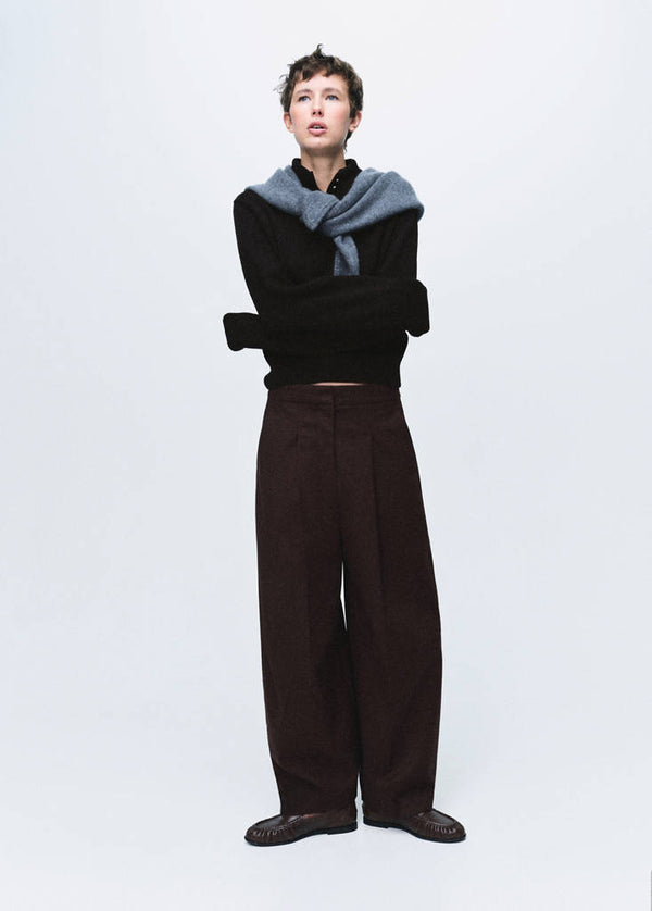 Maglione Collo Lupetto Con Bottoni