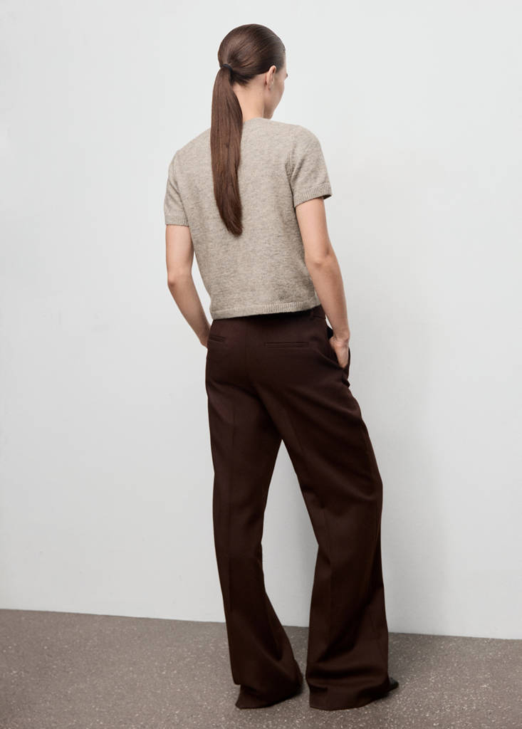 Pull En Maille À Manches Courtes