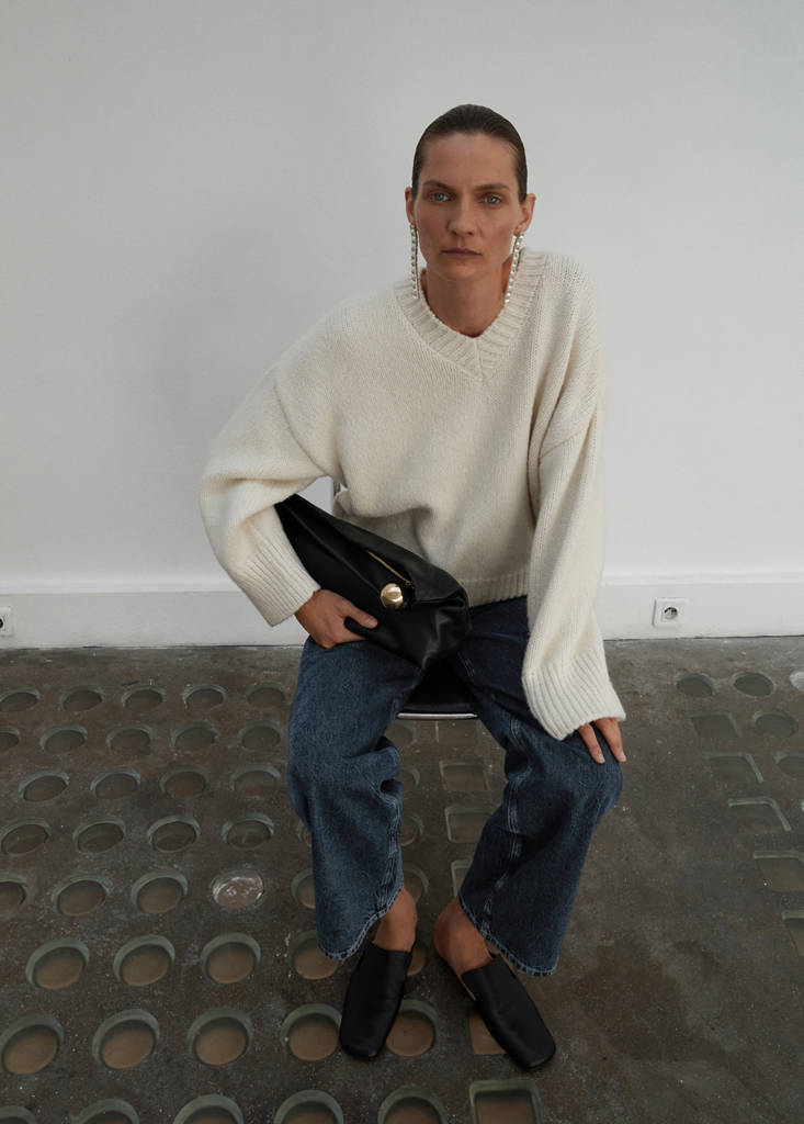 Pull-Over Laine Col En V
