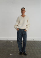 Pull-Over Laine Col En V