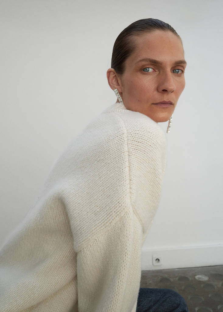 Pull-Over Laine Col En V