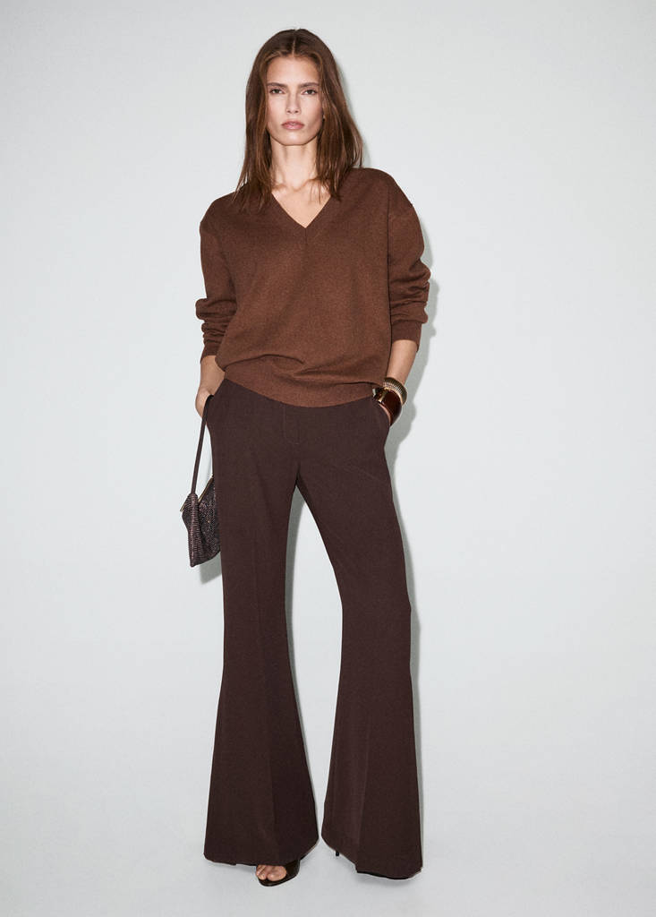 Pull-Over Maille Fine Col V