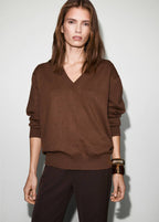 Pull-Over Maille Fine Col V