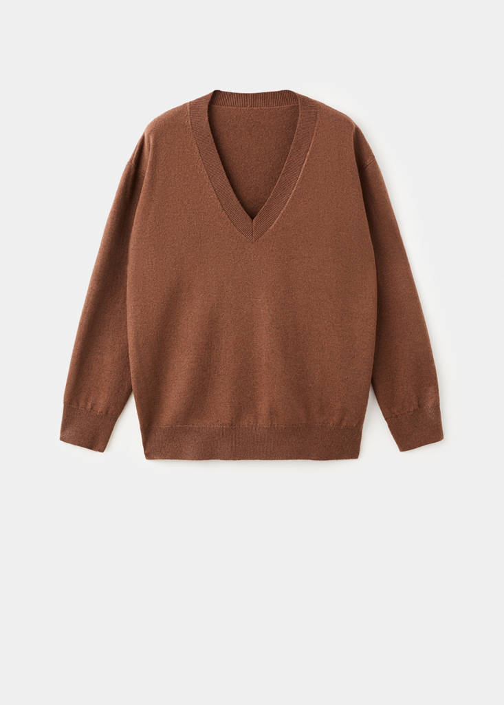 Pull-Over Maille Fine Col V