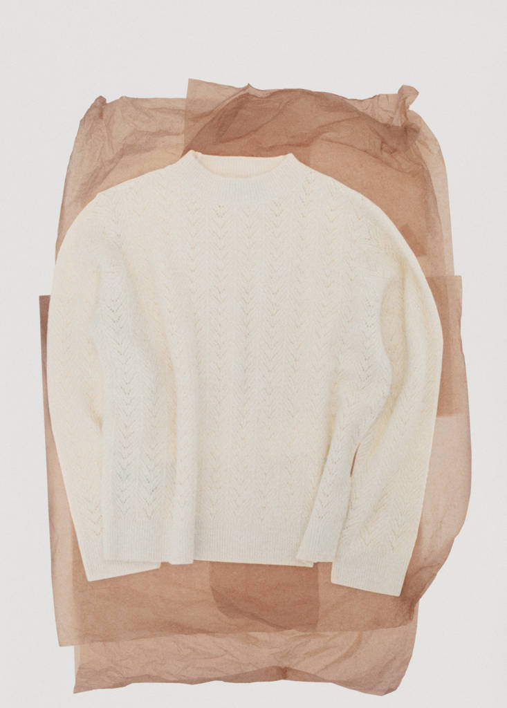 Pull En Lurex À Maille Torsadée