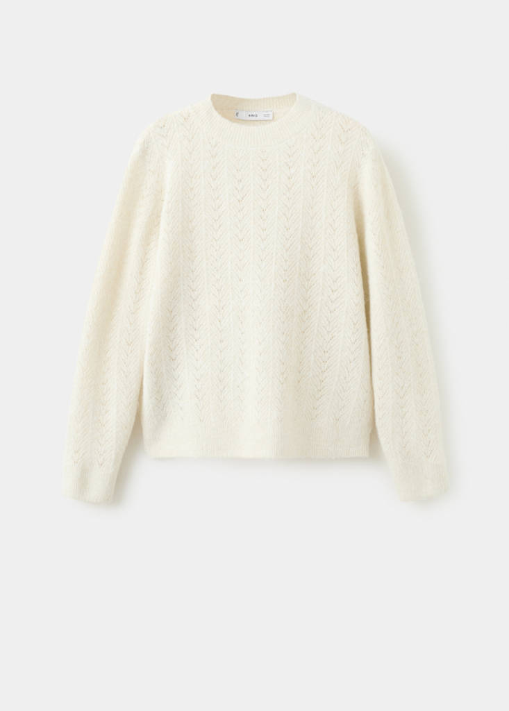 Pull En Lurex À Maille Torsadée