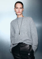 Pull En Lurex À Maille Torsadée