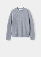 Pull En Lurex À Maille Torsadée