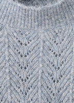 Pull En Lurex À Maille Torsadée