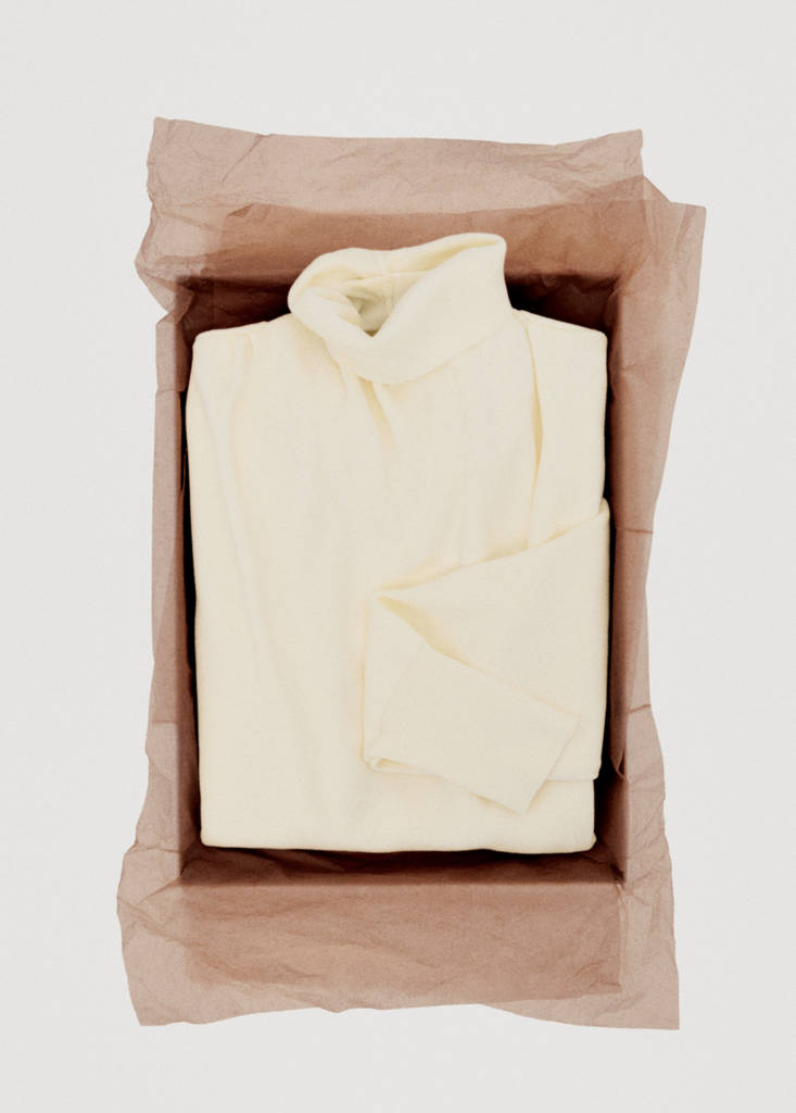 Pull Col Montant Froncé