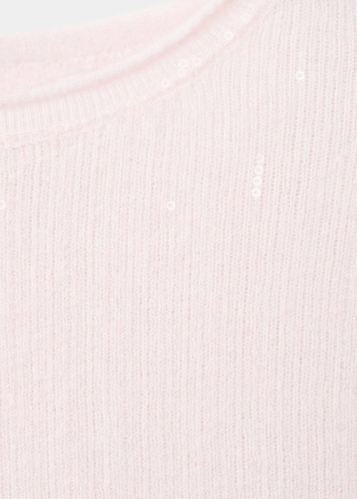 Pull Manches Courtes À Paillettes