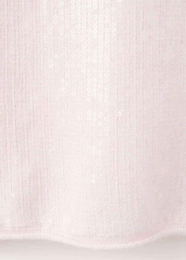 Pull Manches Courtes À Paillettes