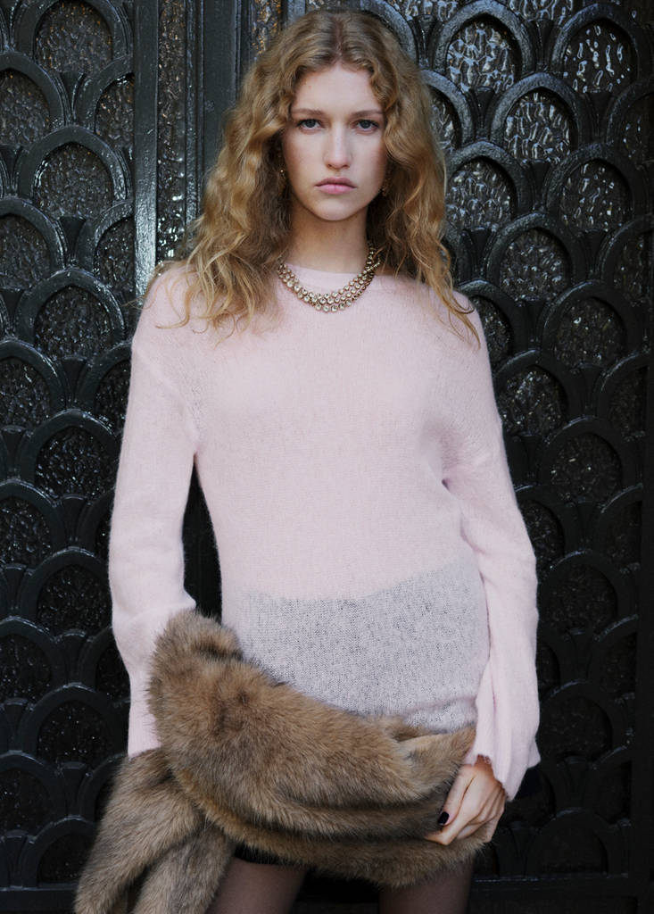 Pull-Over Laine Et Alpaga Mélangés