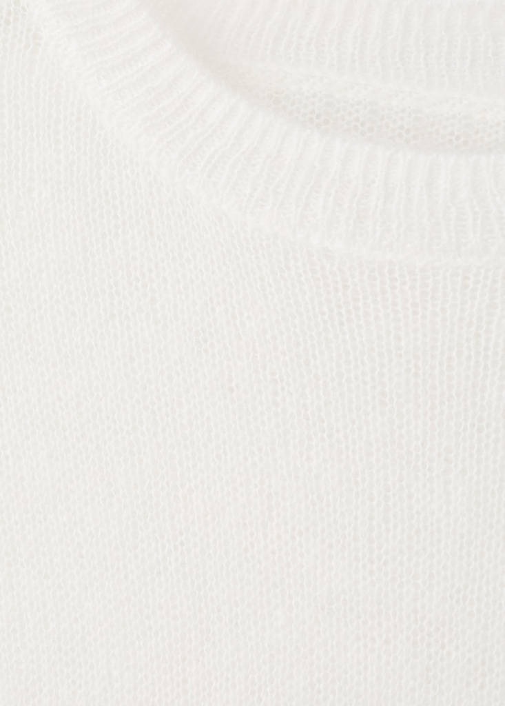 Pull Asymétrique Mélange Alpaga Et Laine