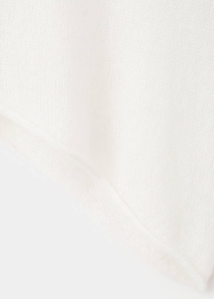 Pull Asymétrique Mélange Alpaga Et Laine