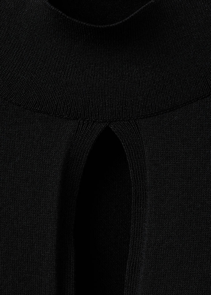 Pull Col Cheminée À Découpe