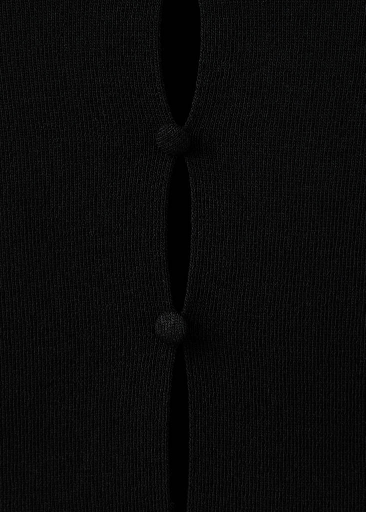Pull Col Cheminée À Découpe