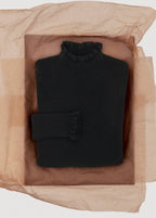 Pull Côtelé Finitions Festonnées
