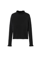 Pull Côtelé Finitions Festonnées