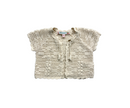 Bonpoint - Cardigan Beige En Crochet - 12 Mois