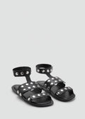 Sandales Cuir Cloutées
