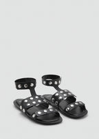 Sandales Cuir Cloutées