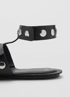 Sandales Cuir Cloutées