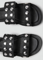 Sandales Cuir Cloutées