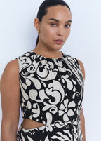 Robe Midi Cut-Out