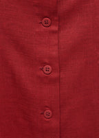 Robe En Lin Mélangé À Boutons