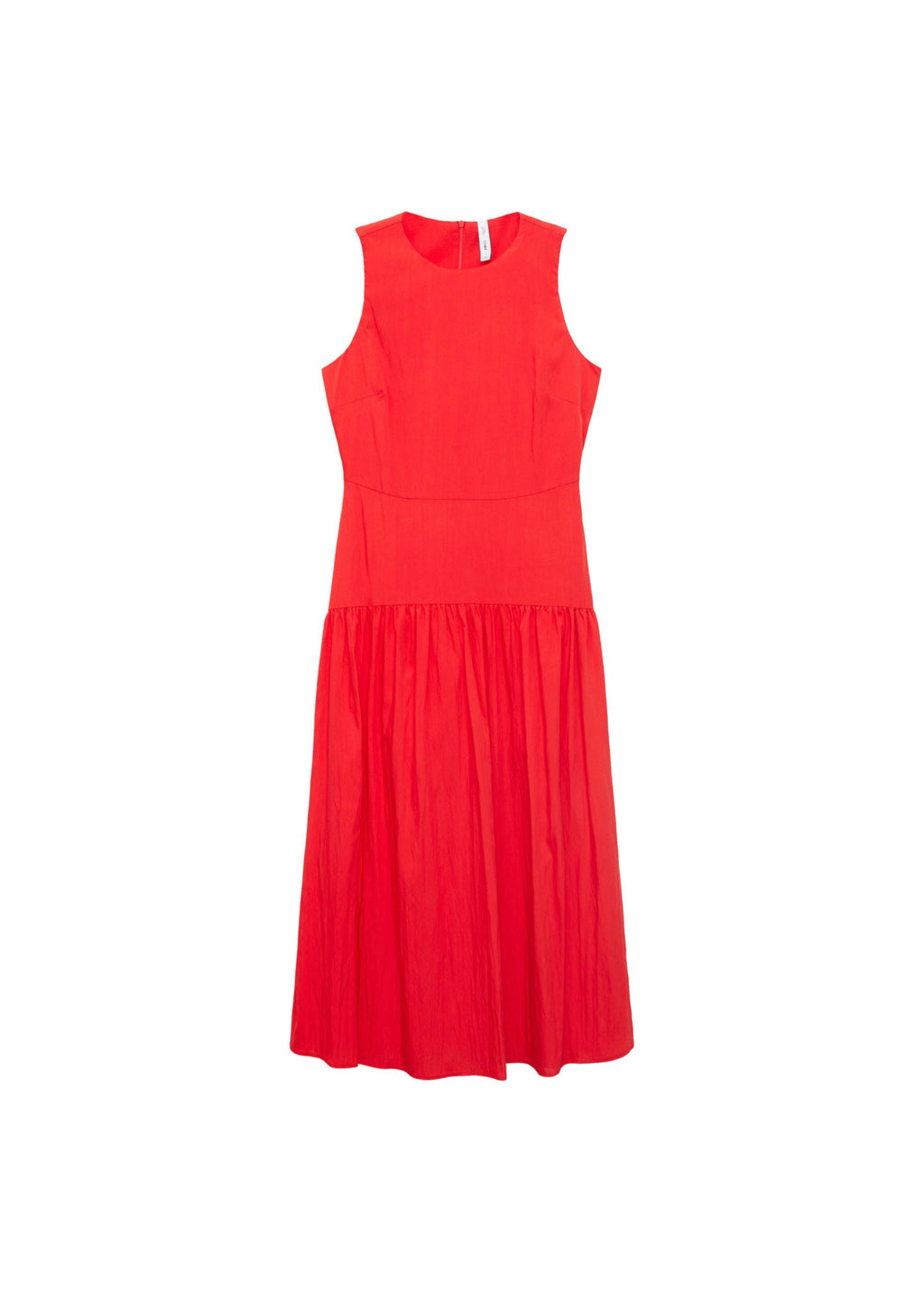 Robe Longue Ourlet Froncé