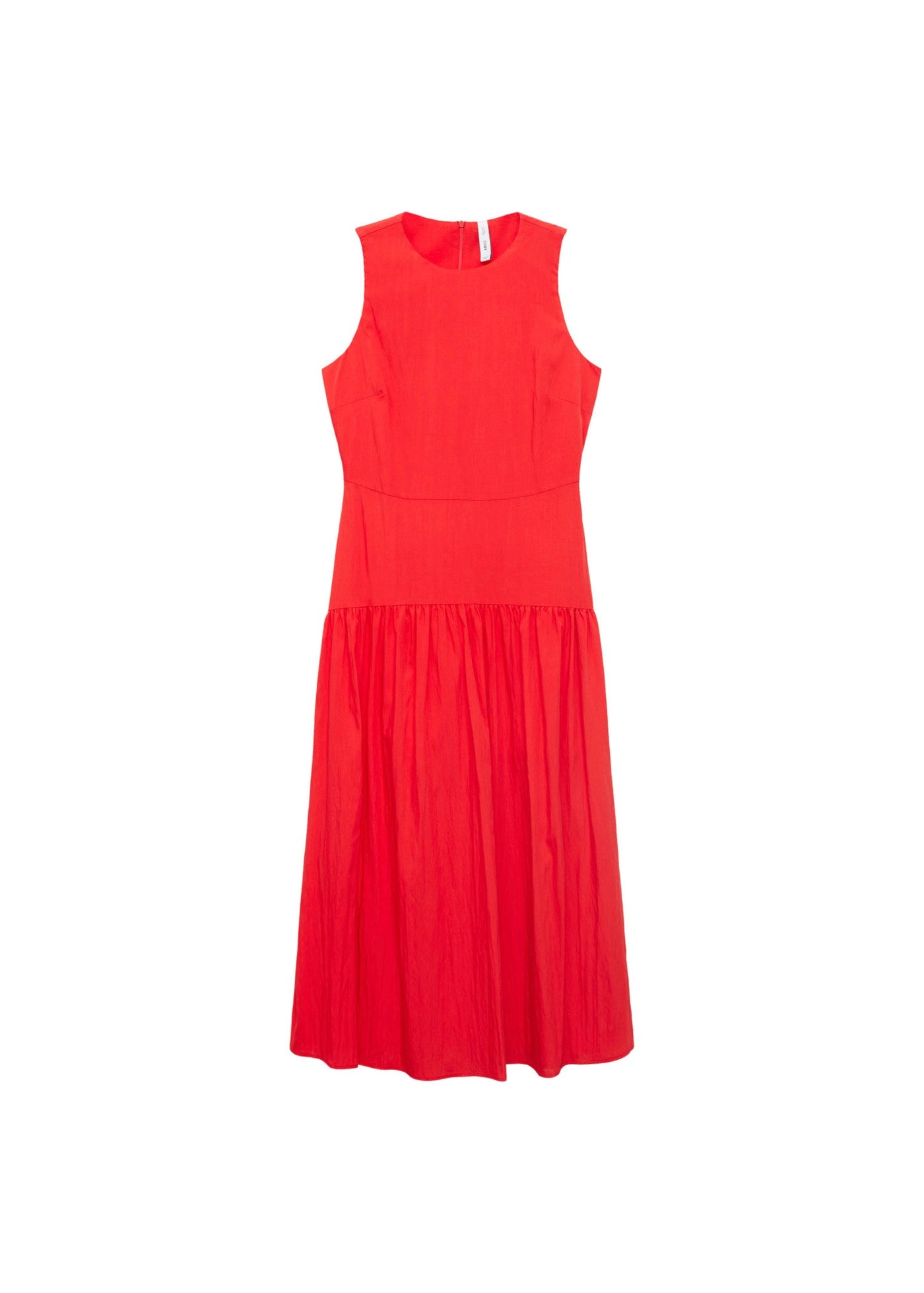 Robe Longue Ourlet Froncé