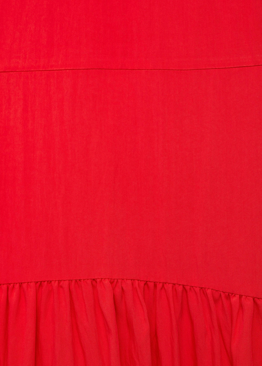 Robe Longue Ourlet Froncé