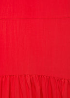 Robe Longue Ourlet Froncé