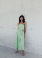 Robe Midi À Pinces