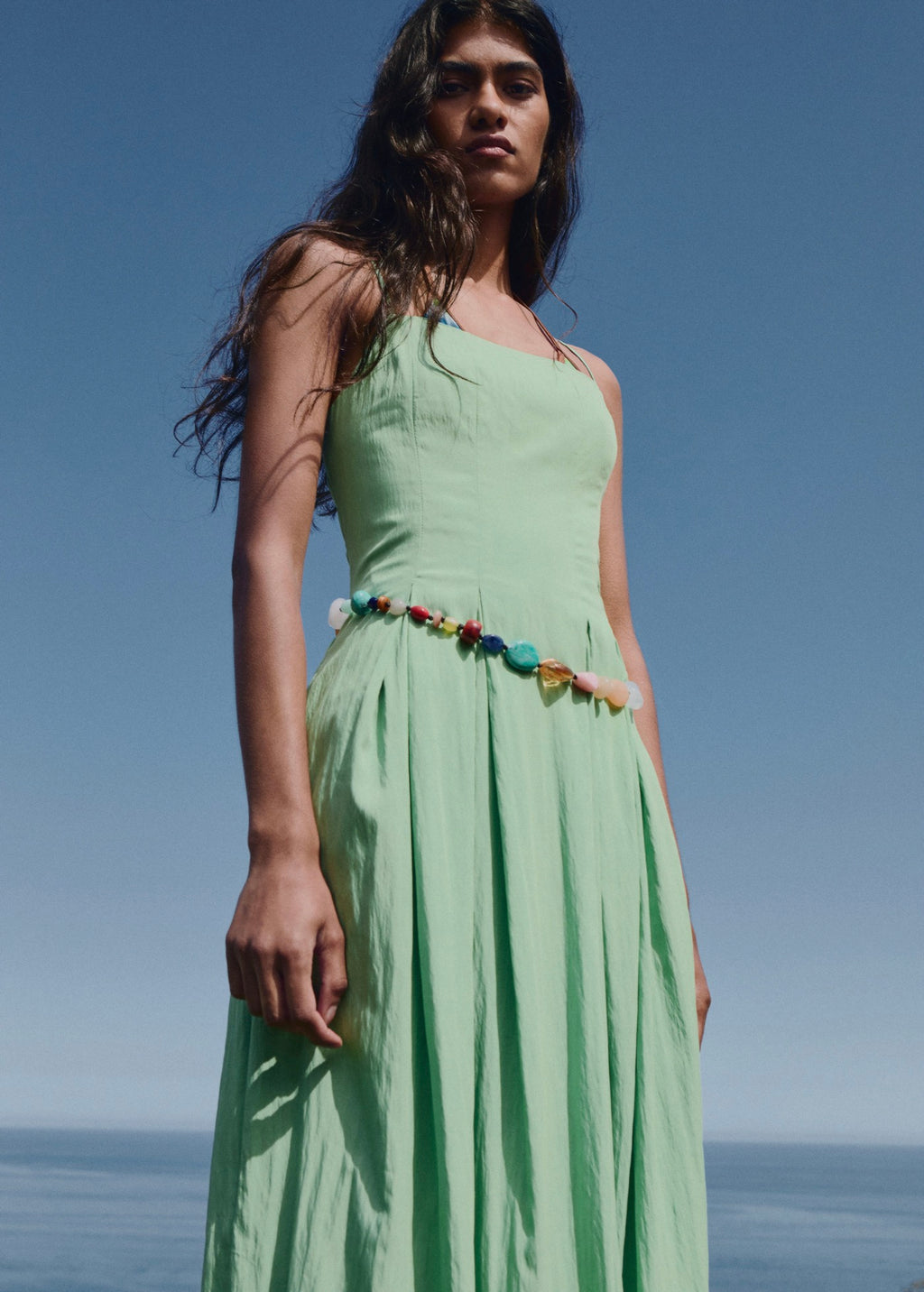 Robe Midi À Pinces