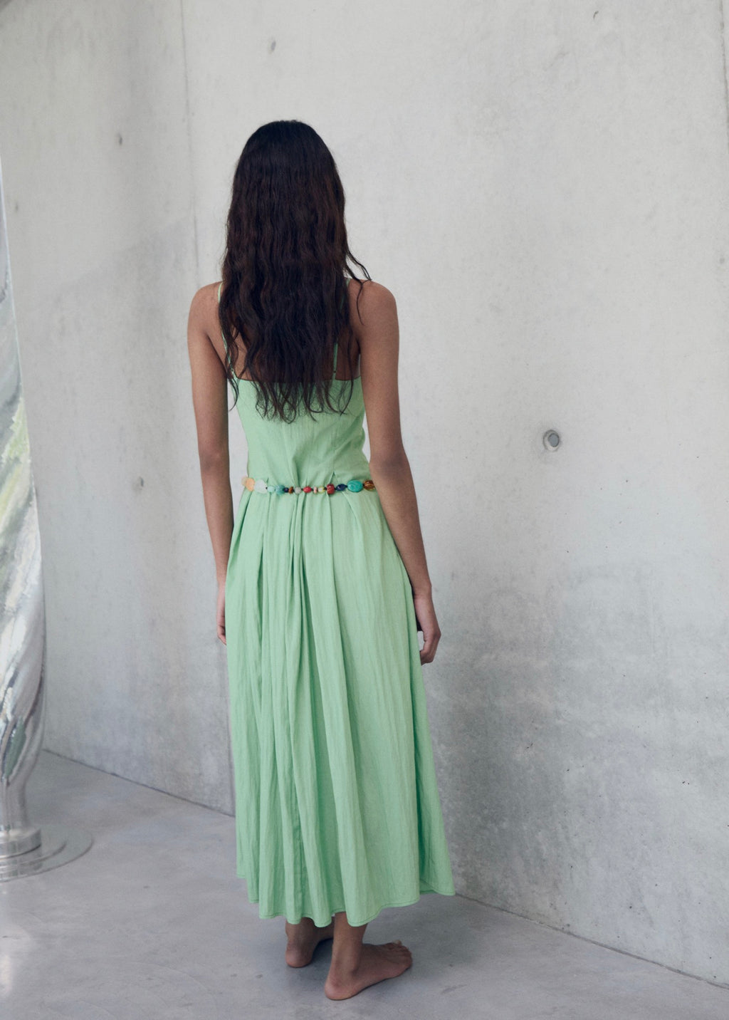 Robe Midi À Pinces