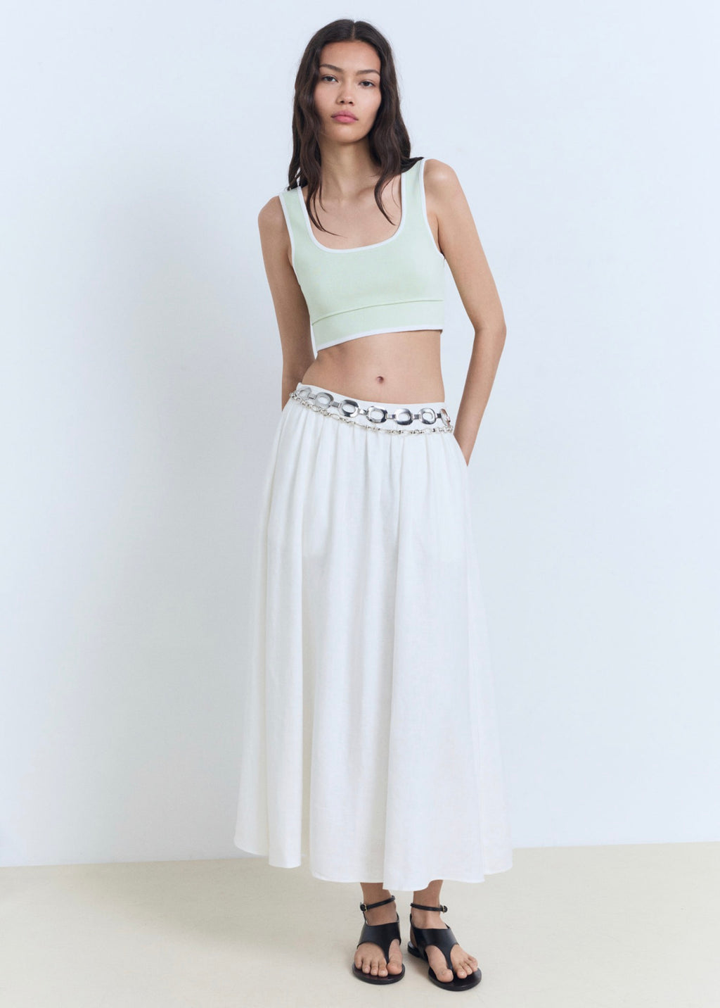 Top Maille Bords Contrastants