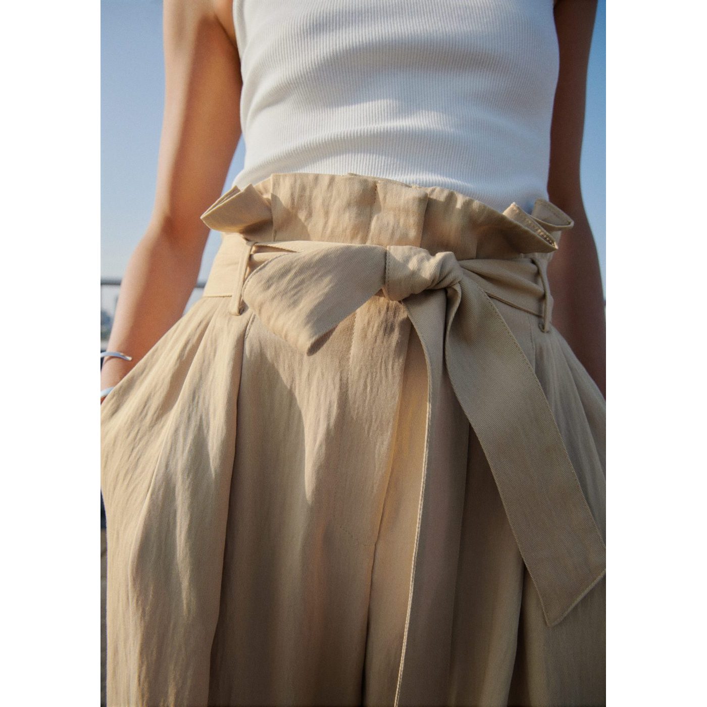Pantalón Lyocell Paperbag